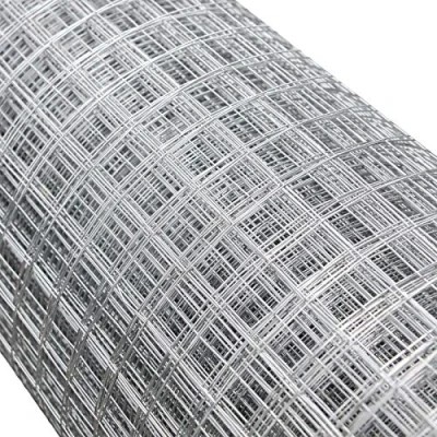 Image of Wire Mesh Aviary Fencing Enclosure Galvanised Welded 1mx25m 12x12mm Hole Size Chicken Rabbit