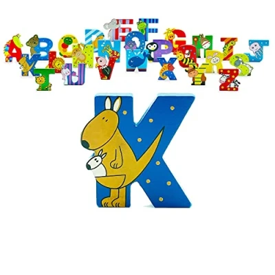 Image of Orange Tree Toys Wooden Alphabet Letters K