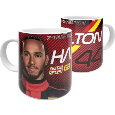 Image of Partisan Lewis Hamilton F1 Ceramic Mug 2025 11oz