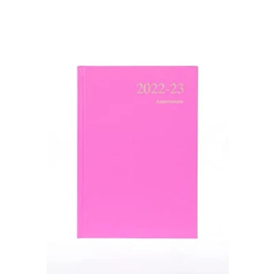 Image of Collins Essential A5 Day A Page 2022 23 Mid Year Diary Pink, (210 x 148) (ESSA51M.50 2223)