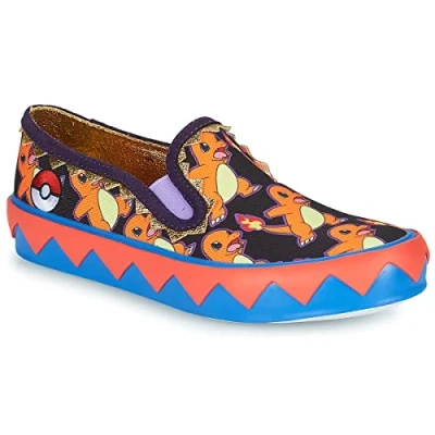 Image of Irregular Choice Every Day Is An Adventure women&#039;s Slip ons (Shoes) in Black