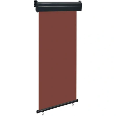 Image of vidaXL Balcony Side Awning 85x250 cm Brown