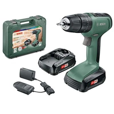 Image of Bosch 06039C8171 Cordless Hammer Drill UniversalImpact 18 (2x Batteries, Volt System, in Carrying Case)
