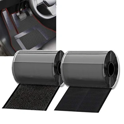 Image of KAEGREEL Self Adhesive Hook and Loop Tape for Car RV, High Temperature Resistant Sticky Tapes Mats, Window Shades, Seat Covers, Ideal Smooth Surfaces, 11CM Wide 2M Long
