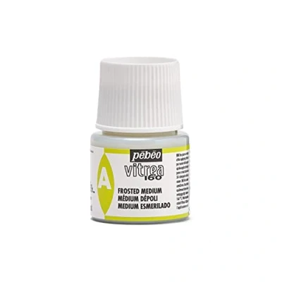 Image of PEBEO 113053 Transparent Glass Paint Vitrea 160C Frosting Medium 45 ML