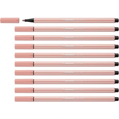 Image of Premium Fibre Tip Pen STABILO 68 Pack of 10 Blush