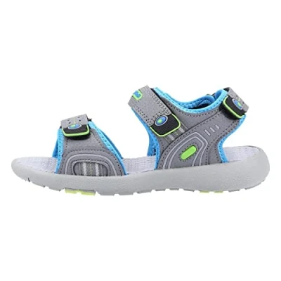 Image of Hush Puppies Mario Sandal, Grey, 12 UK Child