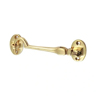 Image of Timco Cabin Hook Polished Brass (Size 100mm 1 Each)