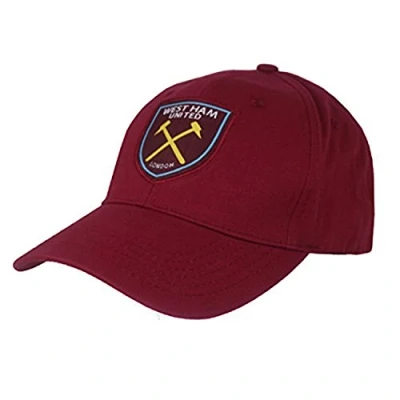Image of West Ham United FC Hammers Adult Baseball Cap Burgundy