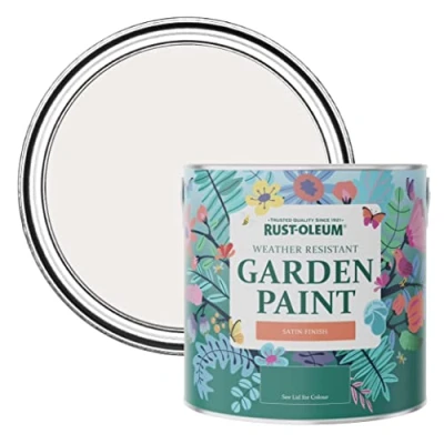 Image of Rust Oleum Purple Mould Resistant Garden Paint In Satin Finish Fleur 2.5L
