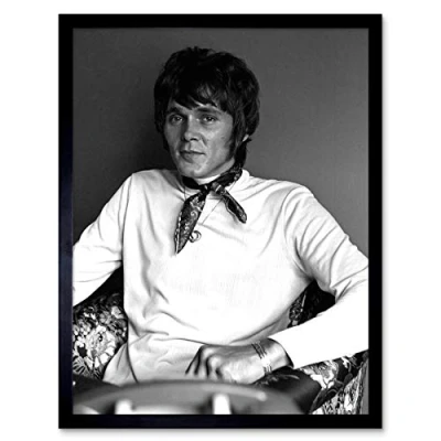 Image of Artery8 Warren Portrait Singer Billy Fury Photo Art Print Framed Poster Wall Decor 12x16 inch