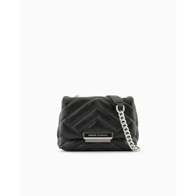 Image of Armani Exchange WOMAN&#039;S MINI BAG Across body bag, Women&#039;s, Size: One Size, Nero