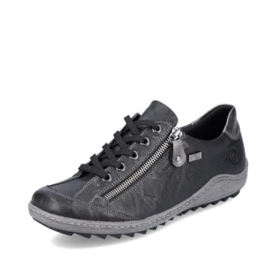 Image of Remonte Women&#039;s R1402 Low Top Sneakers, Black, 10.5 UK
