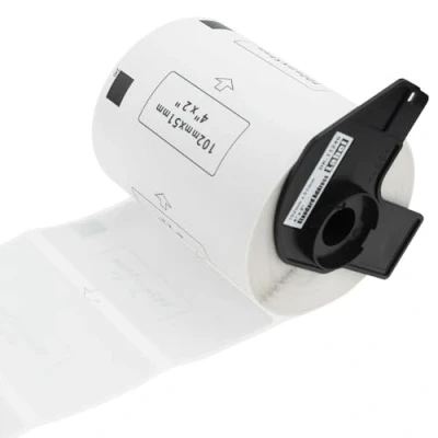 Image of Compatible DK 11240 102mm x 51mm White Thermal Standard Address Labels with Brother QL 500 550 570 700 710W 720NW 800 810W 820NWB 1050 1100 1110NWB Printers