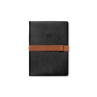 Image of Letts of London Oslo A6 week to view 2025 diary black