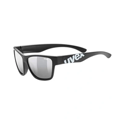Image of uvex Sportstyle 508 Sunglasses for Kids Mirrored Lenses incl. Headband Black Matt/Silver One Size
