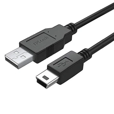 Image of TPLTECH 5 Ft USB Charger Charging Cable Cord Compatible TI 84 Plus CE Graphing Calculators, Nspire CX/CX CAS, TI84 Color/C Silver Calculators