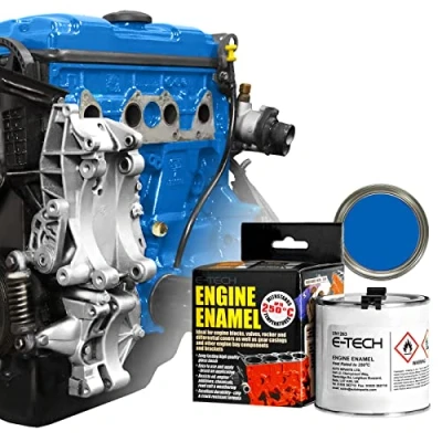Image of E TECH BLUE Car/Bike Engine Enamel Paint 250ml