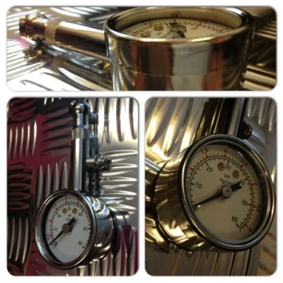 Image of MOTIONPERFORMANCE QUALITY TYRE PRESSURE GAUGE FOR CARS, VANS &amp; BIKES