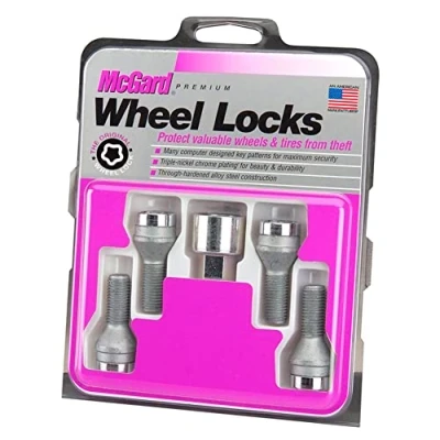 Image of 27013SU Wheel Lock Bolts SU M12 x 1,5, cone seat, shaft length 40,4 mm, Overall 64,3 Hex size 17mm, Key diameter 25,8 mm