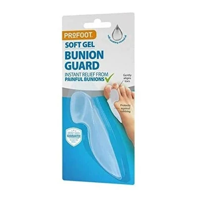 Image of PROFOOT Soft Gel Bunion Guard Instant Relief from Painful Bunions Gentle Corrector 2 in 1 Helping To Relieve Toe Joint Pressure