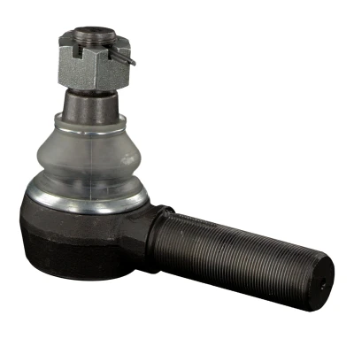 Image of 20710008, 21454111 Track rod end FEBI BILSTEIN 35661 32mm Front Axle Left, Right with crown nut VOLVO: FH 16 II