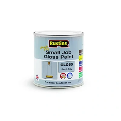 Image of RUSTINS Small Job Gloss Paint Pearl Grey 250ml