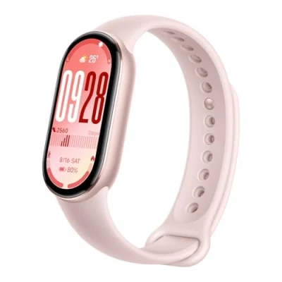 Image of Xiaomi Smart Band 10 Fitness Tracker, 1.72&quot; AMOLED Display, 21 Day Battery Life, 150+ Sports Modes, Heart Rate &amp; Sleep Monitoring, Electronic Compass, 5ATM Waterproof, 2 Year Warranty Pink