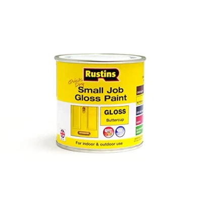 Image of RUSTINS Small Job Gloss Paint Buttercup 250ml
