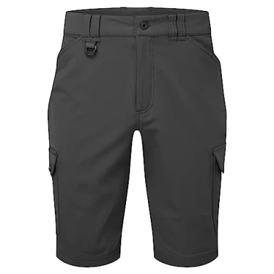 Image of Gill Mens UV Tec Pro Shorts 50+ Sun Protection Water &amp; Stain Repellent Ideal for Sailing Paddleboarding and Kayaking Graphite