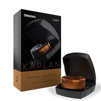 Image of D&#039;Addario Violin Rosin Cello Kaplan Premium Light with Case for Violin, Viola, and