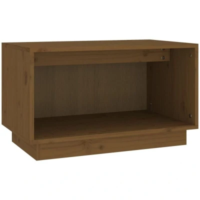 Image of vidaXL TV Cabinet Honey Brown 60x35x35 cm Solid Wood Pine