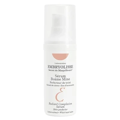 Image of Embryolisse Radiant Complexion Skin Perfector Serum 30ml Hyaluronic Acid Prepares the Before Makeup, Healthy Glow Moisturises, Smoothes and Illuminates (Packaging May Vary)