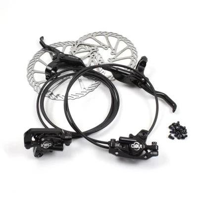 Image of Clarks Clout Two Piston Hydraulic Brakes Front and Rear F160/R160 IS Mount: Black