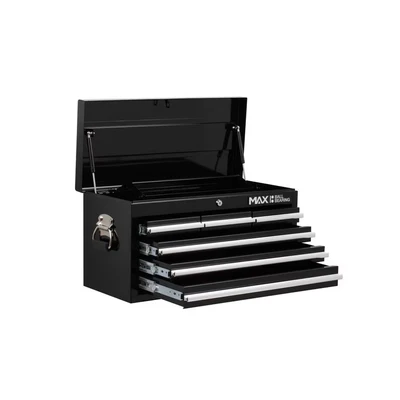 Image of Hilka Professional 6 Drawer Tool Chest, Metal, Black, Large