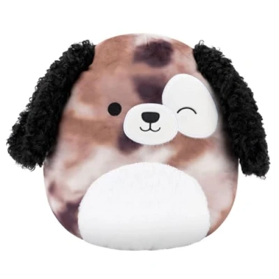 Image of SQUISHMALLOWS Original 12 Inch Zerdan the Brown Marbled Dog