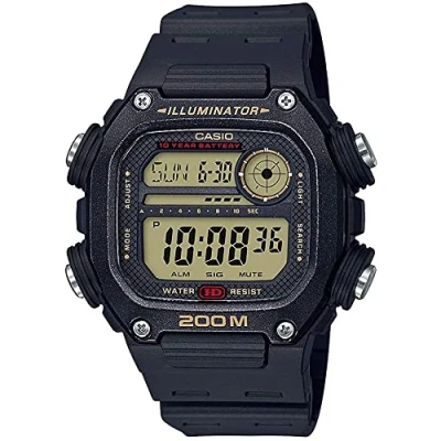 Image of Casio Men Digital Quartz Watch with Resin Strap DW 291H 9AVCF