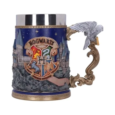 Image of Nemesis Now Officially Licensed Harry Potter Hogwarts Collectible Tankard 15.5cm Blue
