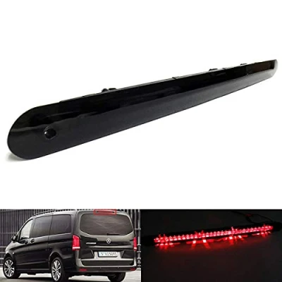 Image of Black Smoked Lens LED Rear High Level Centre Third Brake Stop Light For 2014+ MB Vito W447
