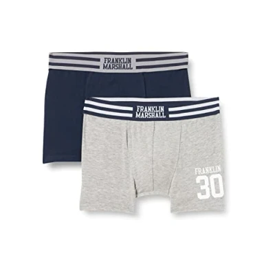 Image of FRANKLIN &amp; MARSHALL Boxershorts I101294 Light Grey Melange/B XL