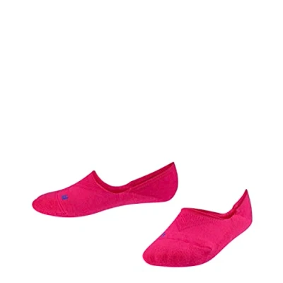 Image of FALKE Unisex Kids Cool Kick Invisible K IN Soft Breathable Quick Drying No Show Plain 1 Pair Liner Socks, Pink (Gloss 8550), 12 2.5