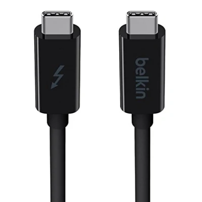 Image of Belkin 0.9 m Thunderbolt 3 USB C to Cable with Type 3.1 Black,F2CD081bt1M BLK