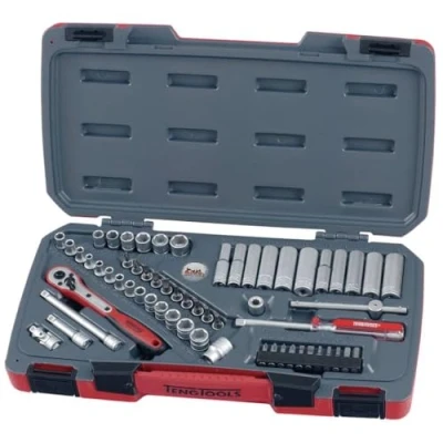 Image of Tengtools T1460 Socket 1/4 Inch 60 Pieces