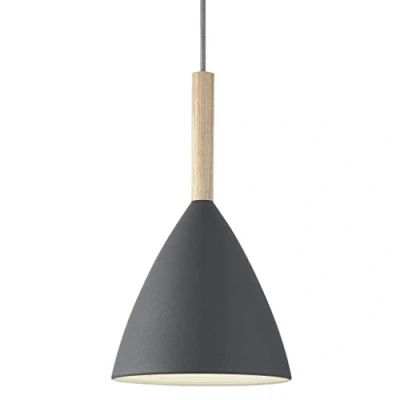 Image of Nordlux DFTP Pure 20 Indoor Pendant/Ceiling Light Grey Metal, E27 40W with Adjustable Cable Bedroom, Living Room, Kitchen, Office, Bedside or Study. IP20, Class 2 (Double Insulated)