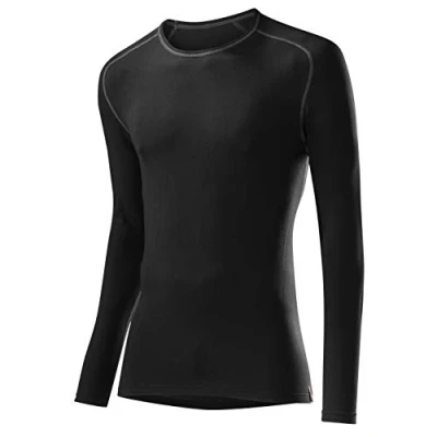 Image of Löffler Transtex Warm LA Men&#039;s Undershirt HR Shirt, Men, Unterhemd Shirt La, black, 52 (EU)