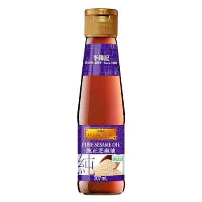 Image of Lee Kum Kee Pure Sesame Oil, Vegan, 207 ml (Pack of 6)