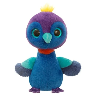 Image of YooHoo, Bellus The Congo Peafowl, 9In, 61298, Purple and Blue, Soft Toy