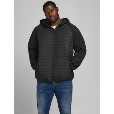 Image of Jack and Jones Men Jacket Plus Size Black 2XL