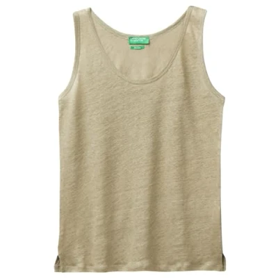 Image of Undercolors of Benetton Women&#039;s Tank top 3kgqe8398 Undershirt, Army Green 0w9, XS