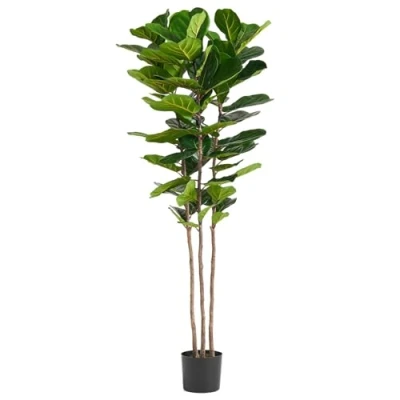 Image of 180cm Artificial Fiddle Leaf Fig Tree Premium Quality